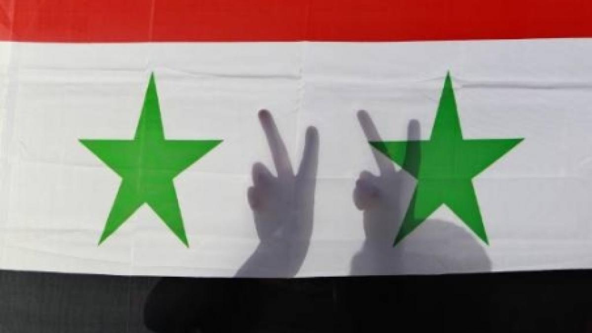 50 de sirieni au protestat la cluj fata de regimul lui bashar al asad