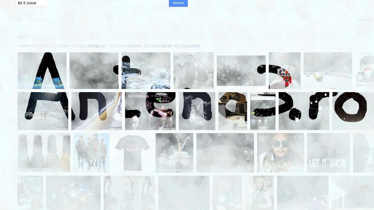 noua jucarie de la google iti ingheata ecranul vezi cum pornesti ninsoarea pe monitorul tau