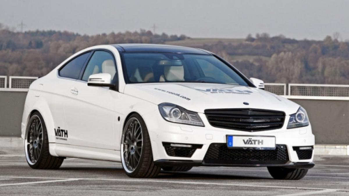mercedes c63 amg coupe transformat in bestie