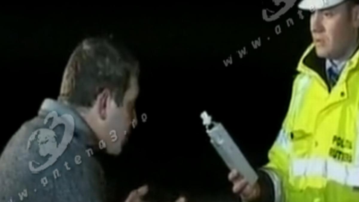 razie rutiera cu batai de cap la gorj soferii beti s au dat in spectacol in fata camerelor de filmat