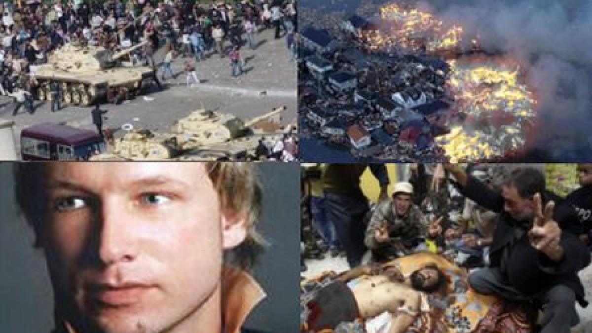 un an indoliat de cataclisme si razboaie cele mai importante evenimente externe din 2011