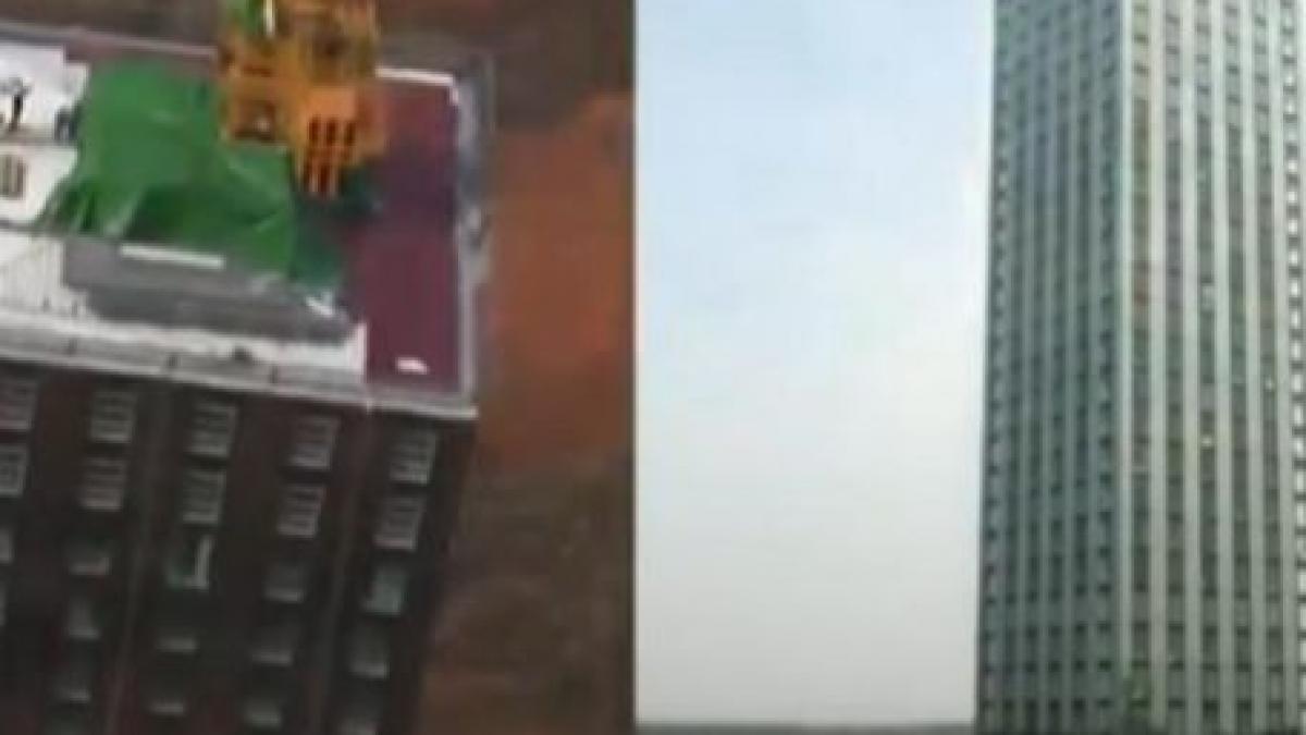 spectaculos cum sa construiesti o cladire de 30 de etaje in 15 zile