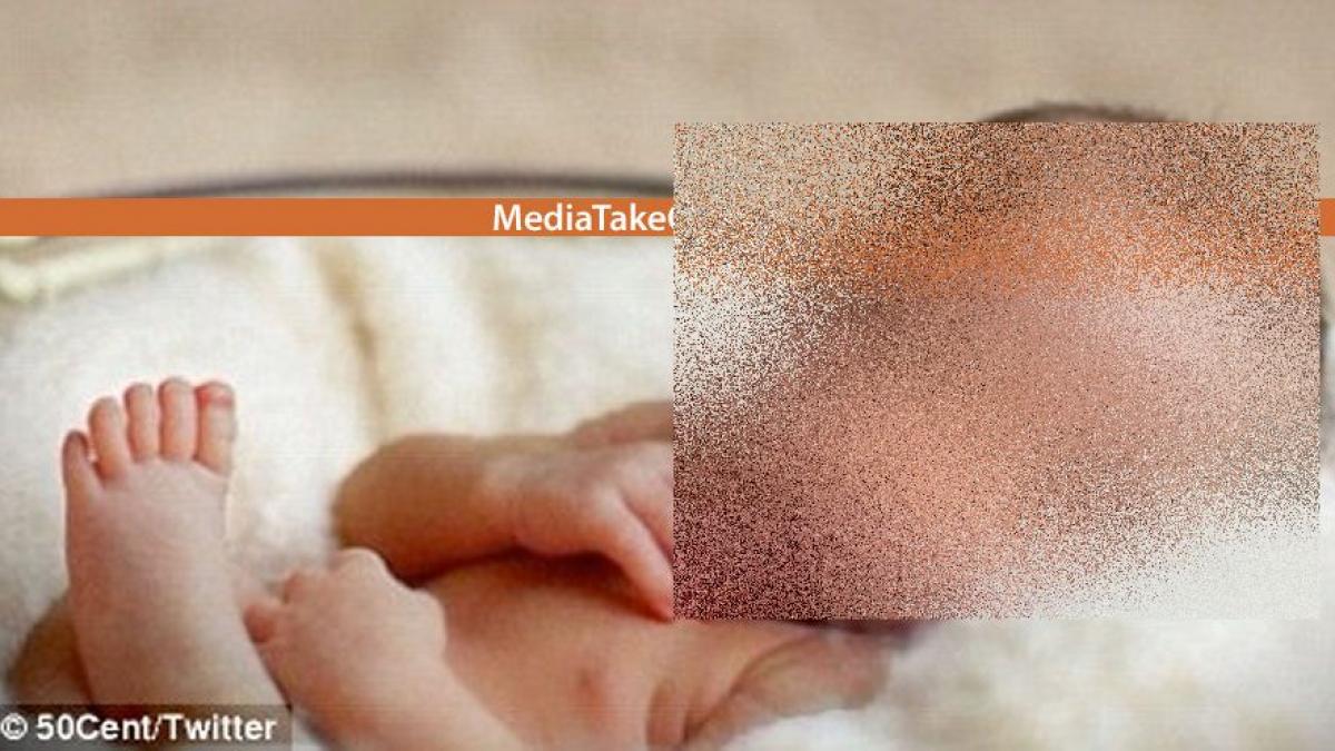 n a fost o idee prea buna 50 cent a postat din greseala prima poza cu fetita lui jay z