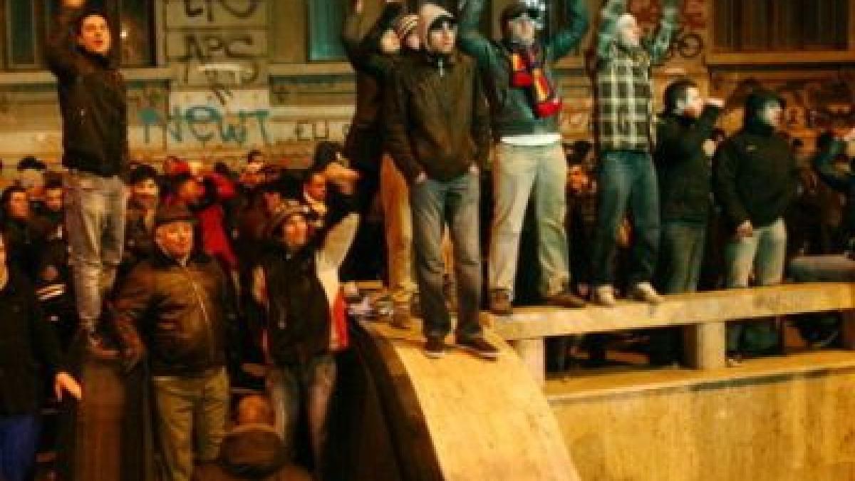 bilantul oficial al protestelor de duminica 59 de raniti in capitala trei persoane internate dintre