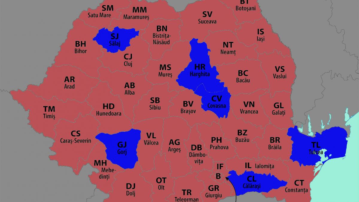 ei nu au iesit in strada vezi judetele in care oamenii au ales sa nu protesteze