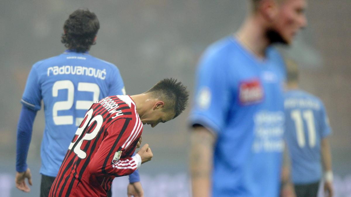 ac milan s a calificat cu emotii in sferturile de finala ale cupei italiei