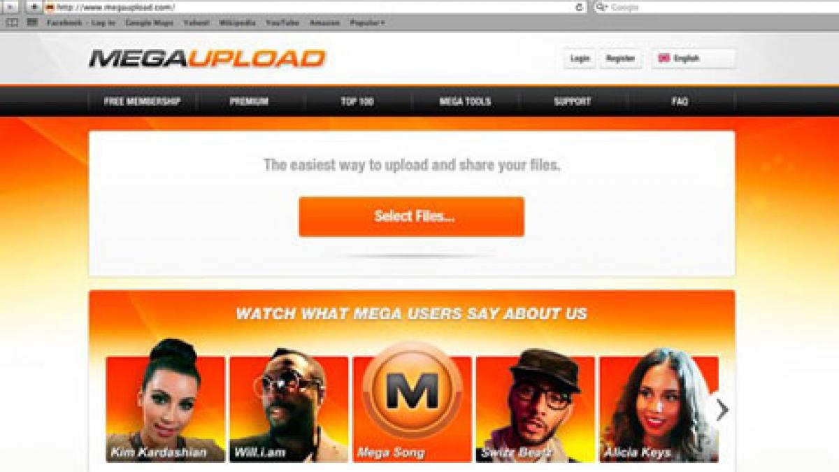 justitia americana inchide platforma megaupload com fondatorii sunt acuzati de piraterie online si