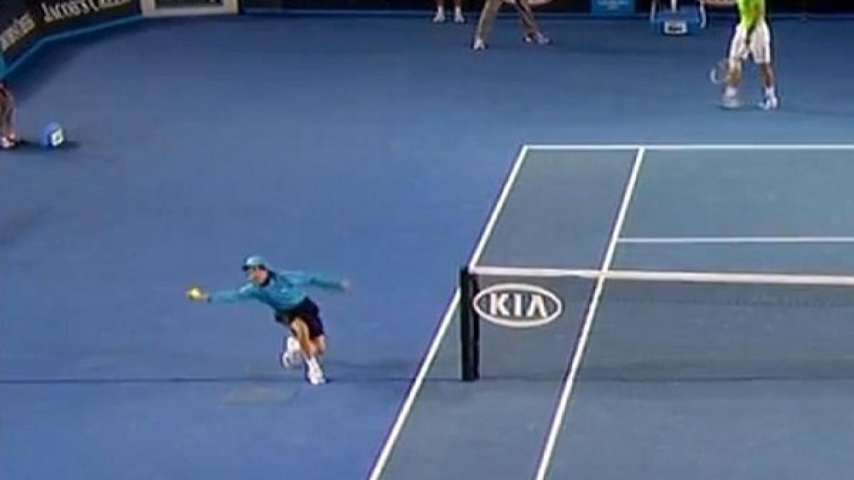 si copiii fac spectacol la australian open