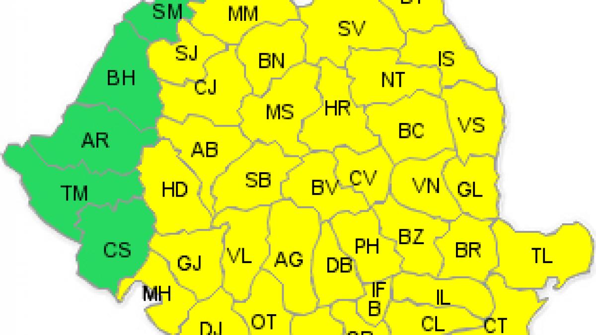 romania sub imperiul frigului cod galben de ger pentru 37 de judete pana pe 3 februarie