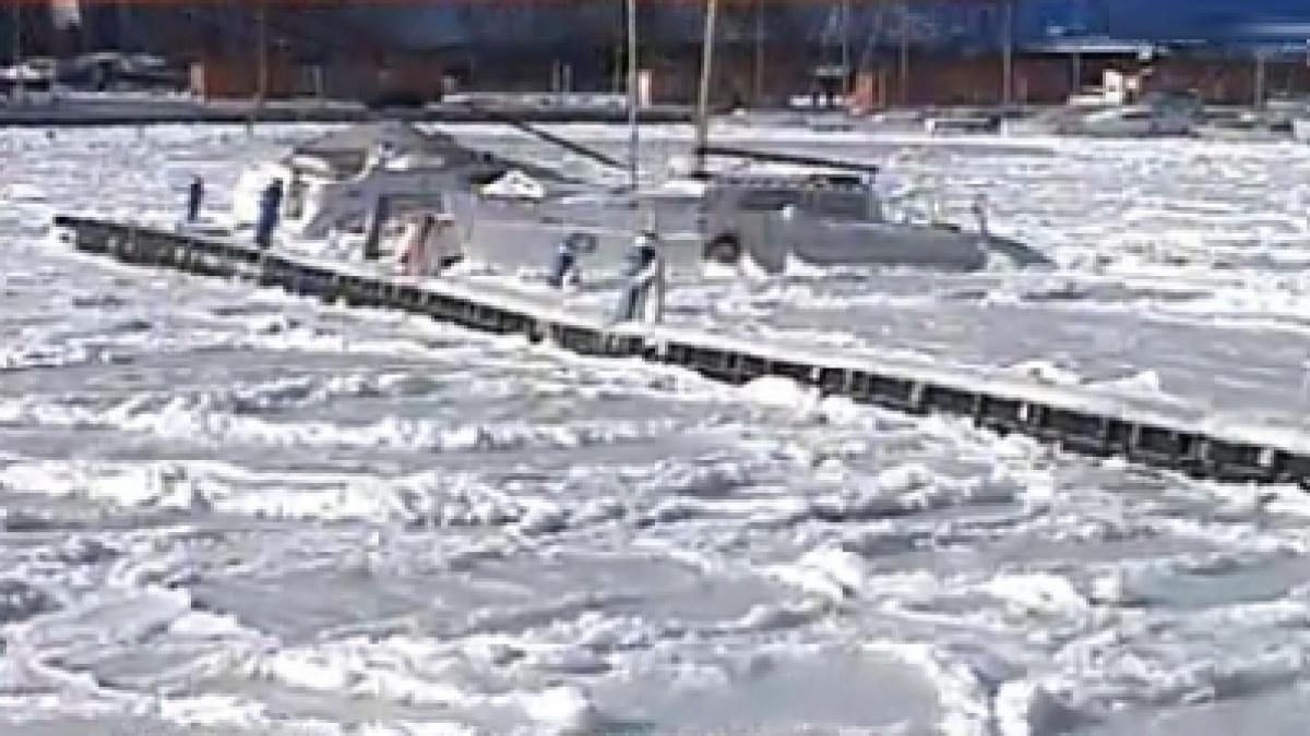 a inghetat marea neagra in zilele urmatoare se intorc ninsorile