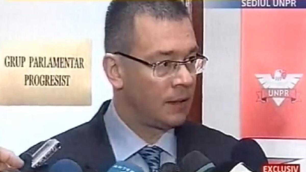 ungureanu dupa discutiile cu unpr am sustinere din partea formatiunii