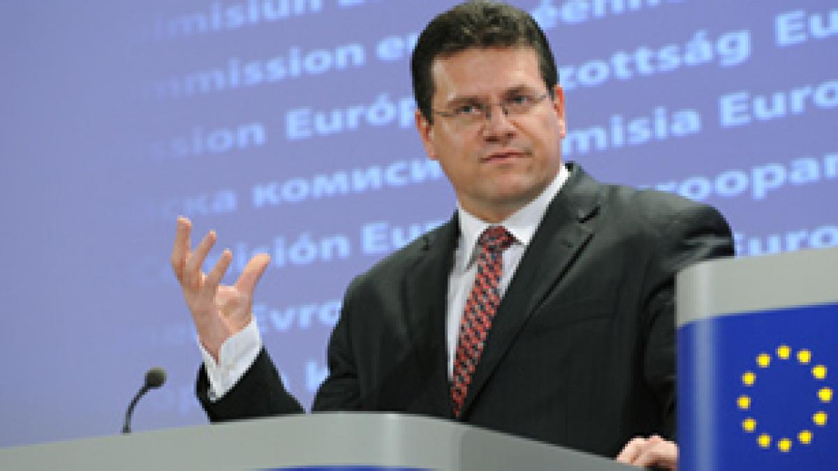 maros sefcovic comisar ue romania si bulgaria apartin spatiului schengen