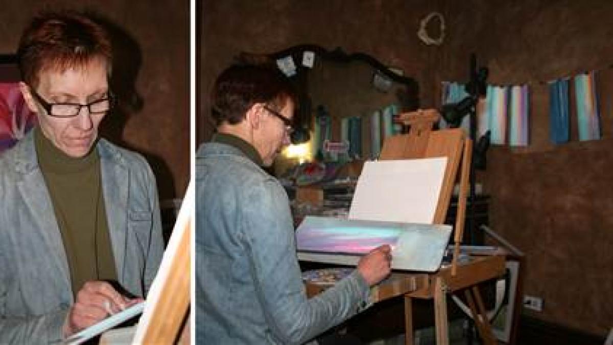 si a descoperit simtul artistic dupa ce a scapat de doua tumori cerebrale