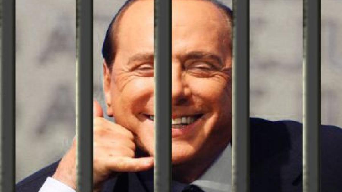 berlusconi ar putea petrece cinci ani in spatele gratiilor