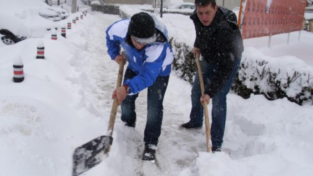 romanii s au nascut afaceristi au luat si cate 200 de lei pentru ca au deszapezit o masina