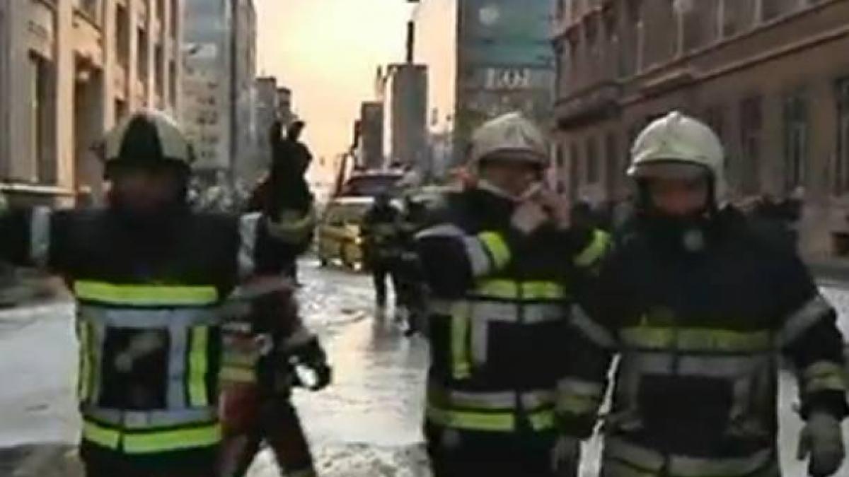 confruntari stradale intre pompierii si politistii din belgia