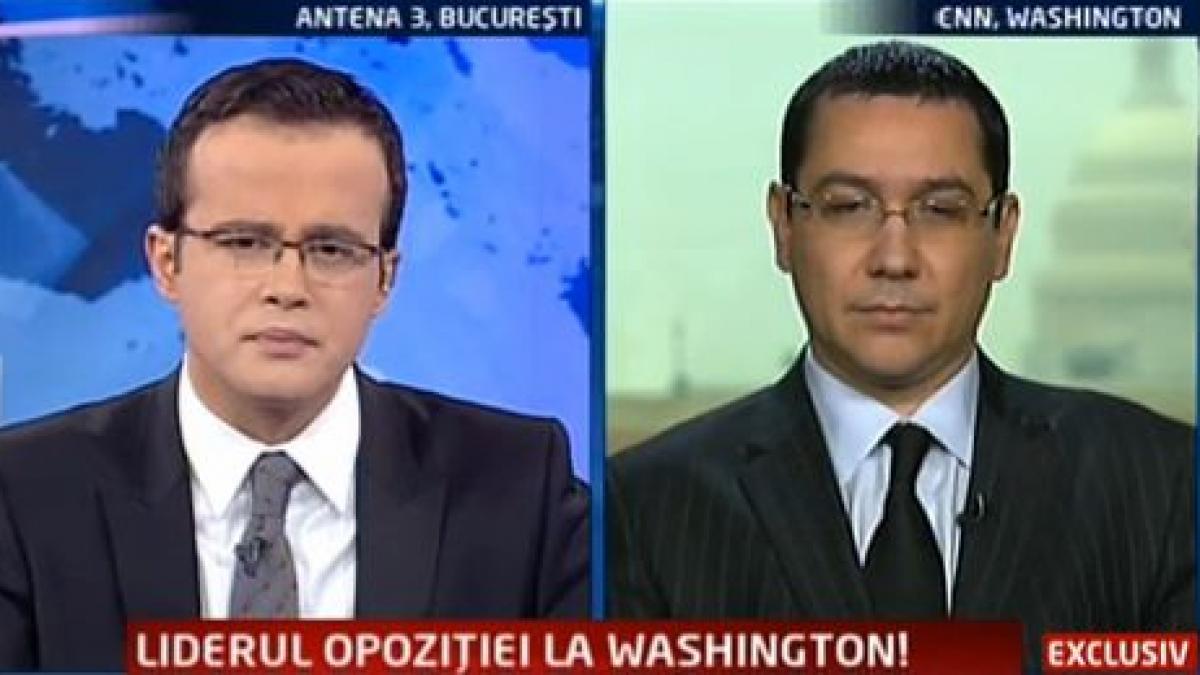 ponta in direct din studiourile cnn despre vizita sa in sua americanii au spus ca vor sustine
