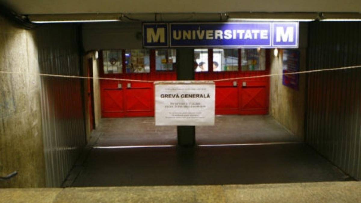 sindicatele de la metrou ameninta cu greva daca se va hotari externalizarea telecomunicatiilor