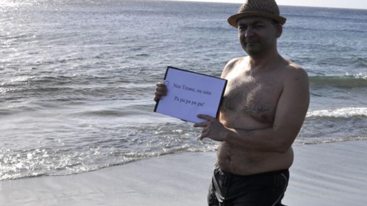 nea tirane nu uita cand ma ntorc sa fii pa pa cel mai tare protest facut de un roman plecat in