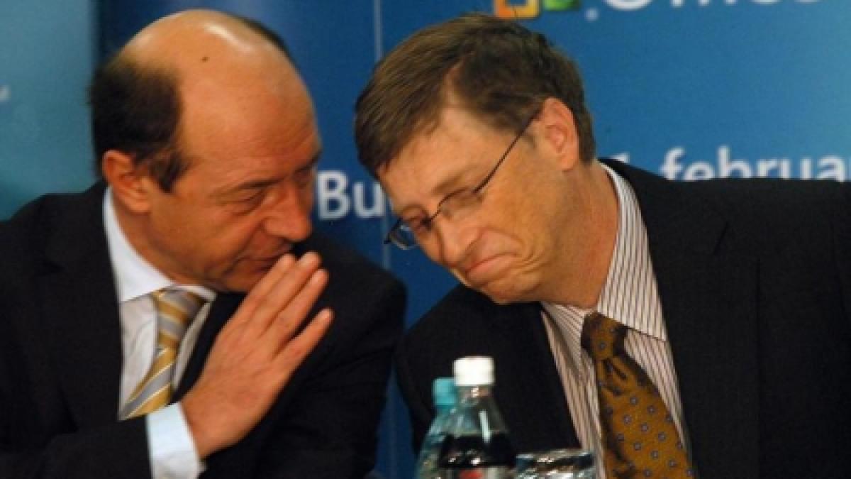 basescu un campion anti acta vezi declaratia ce l a socat pe bill gates si a fost citata de reuters