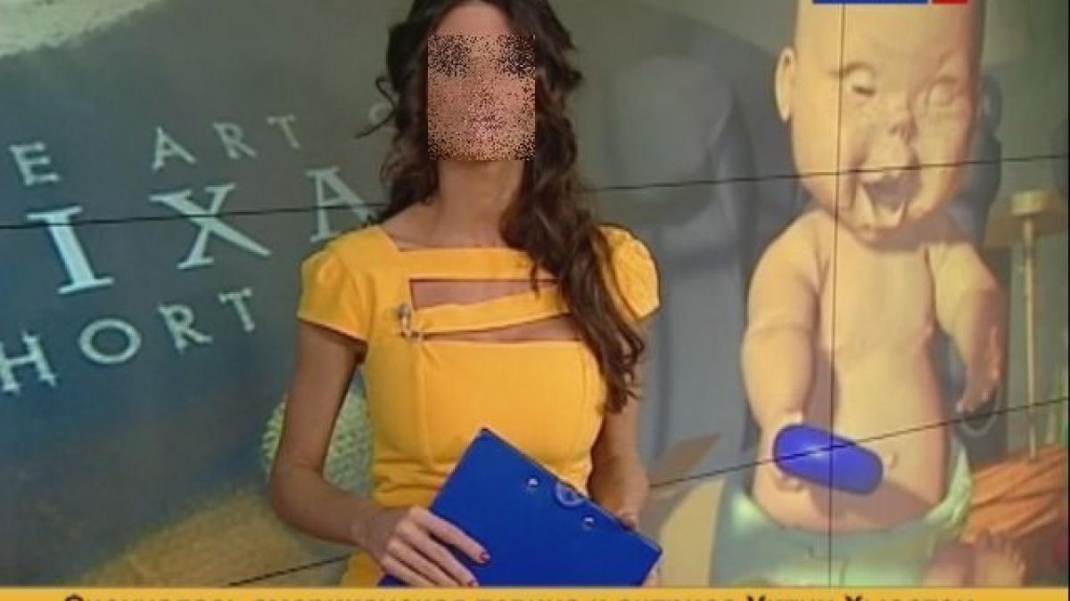 fata ei a ingrozit rusia prezentatoarea tv care a prabusit audientele postului