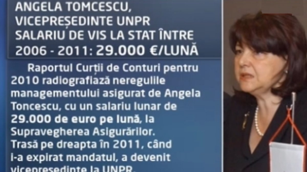 Remission diet robbery Salariu de 1,5 miliarde lei pe lună, pentru un politician român. Ce femeie  a câştigat această sumă timp de şase ani