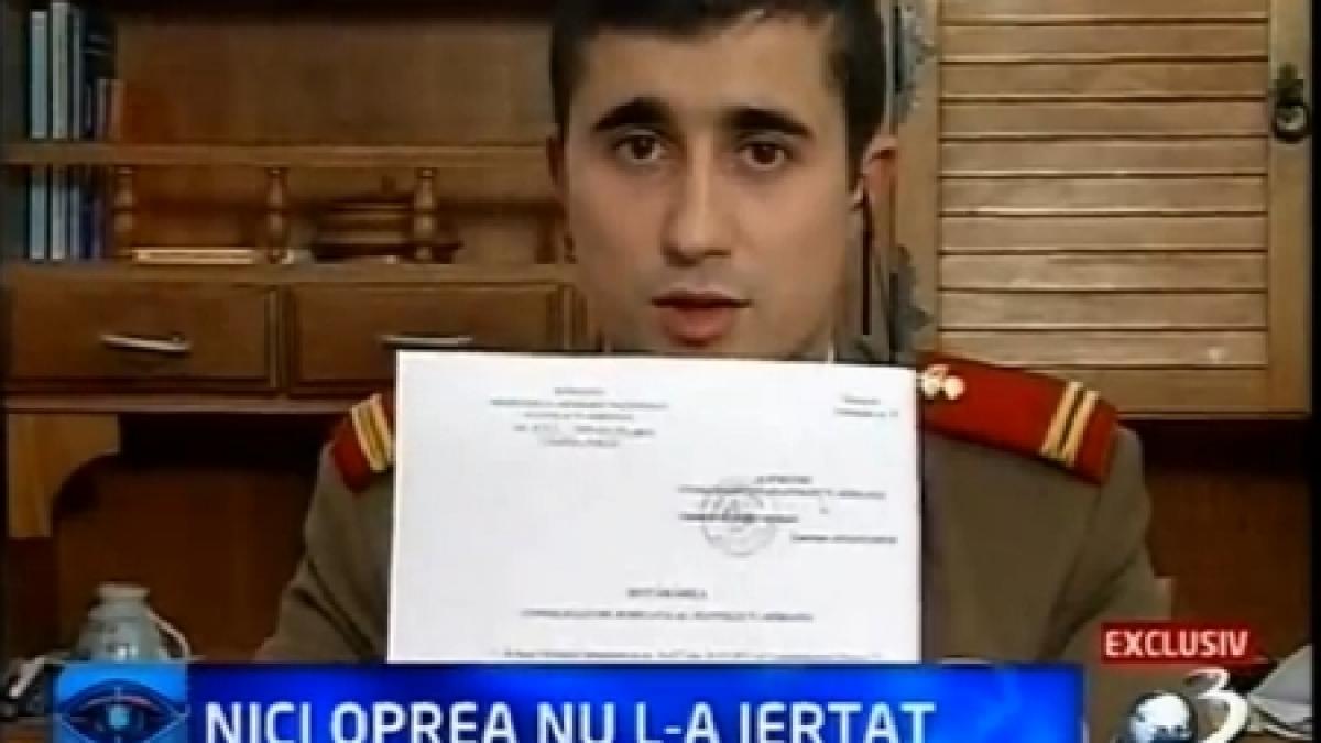 are dovada locotenentul trecut in rezerva demostreaza ca documentele nu sunt tocmai legale