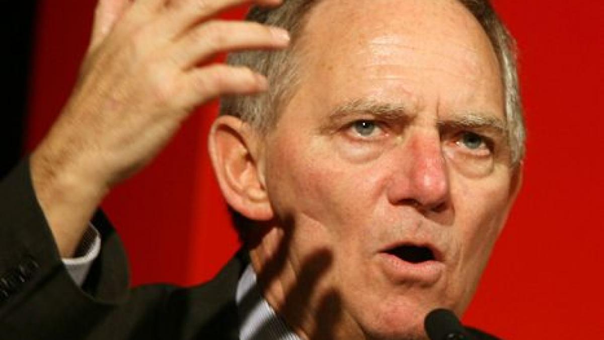 ministrul german de finante daca o tara vrea sa iasa din zona euro trebuie sa acceptam acest lucru