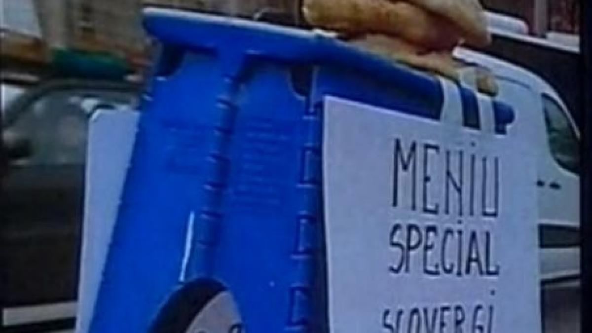 scovergi presedinte sau scovergi parlament meniul antiprezidential pentru participantii la proteste