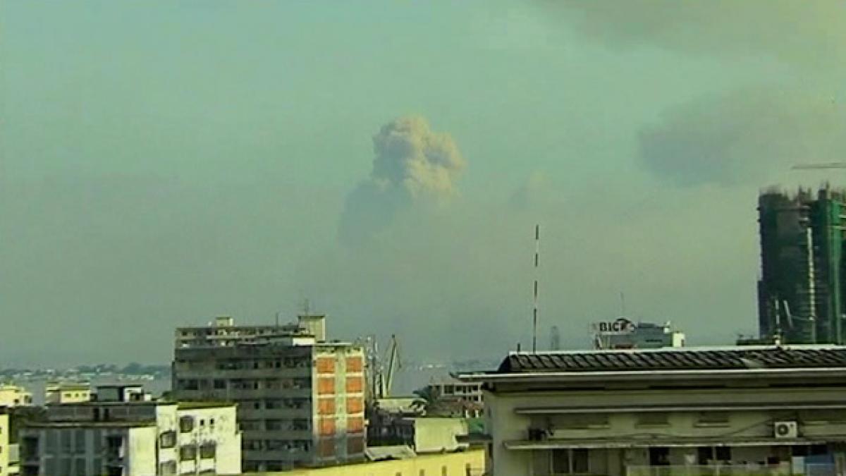 minim 150 de morti intr o serie de explozii la un depozit de armament din congo
