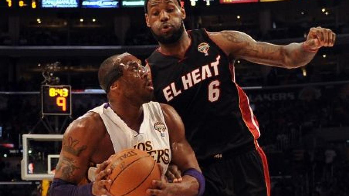lebron james si miami heat se inclina in fata lui kobe bryant si los angeles lakers