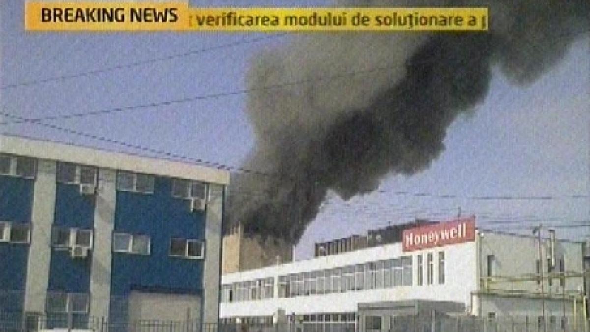 incediu de amploare la turbomecanica bucuresti 7 autospeciale impotriva flacarilor de 10 metri