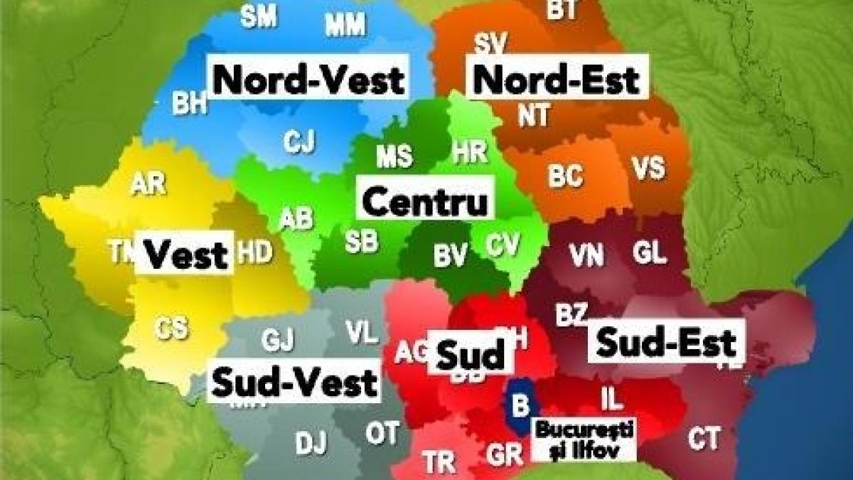 cum s ar putea modifica harta romaniei daca se va adopta legea ceruta de basescu cele 8 judete