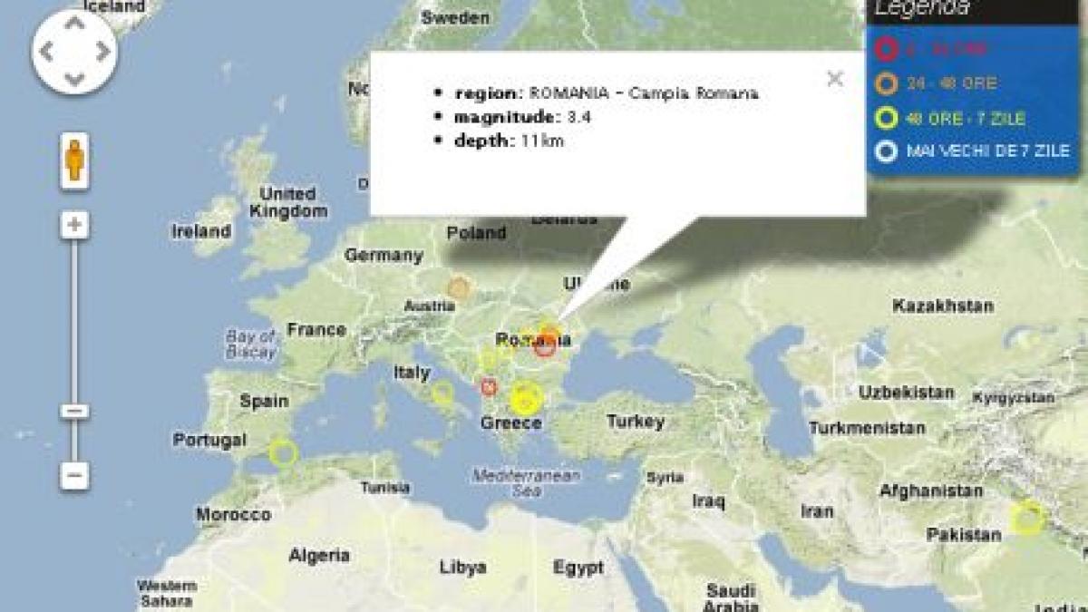 un cutremur a avut loc in aceasta dupa amiaza in campia romana seismul resimtit si in capitala