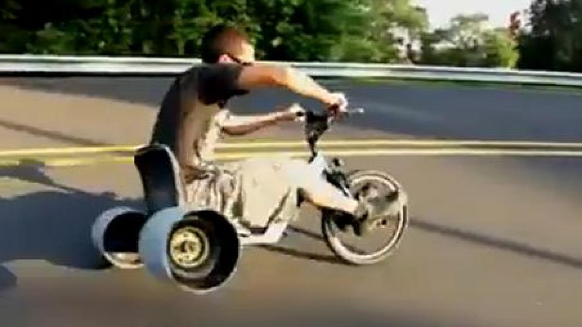 vrei adrenalina incearca si tu drifturile cu tricicleta