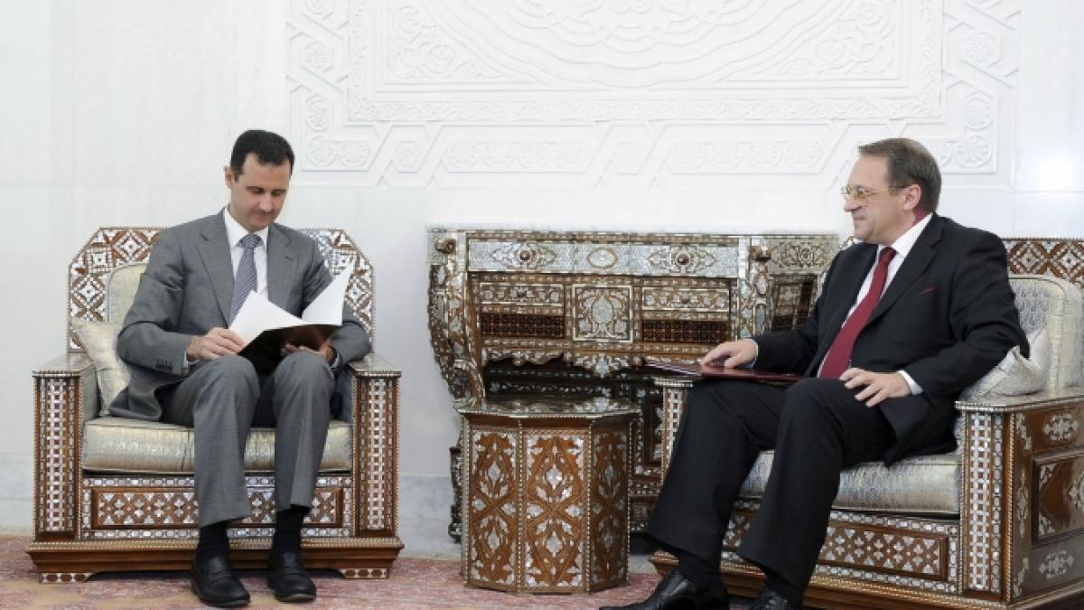 moscova recomanda occidentului sa si atenueze atitudinea fata siria