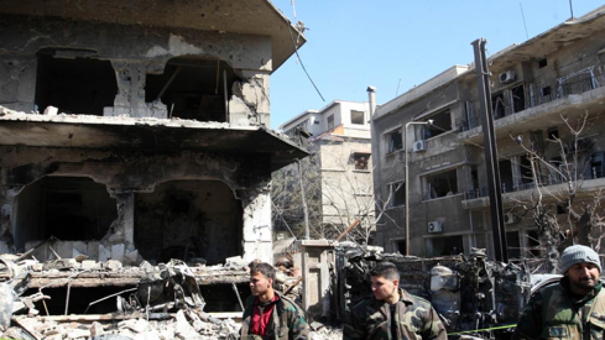 confruntari armate violente au izbucnit in damasc