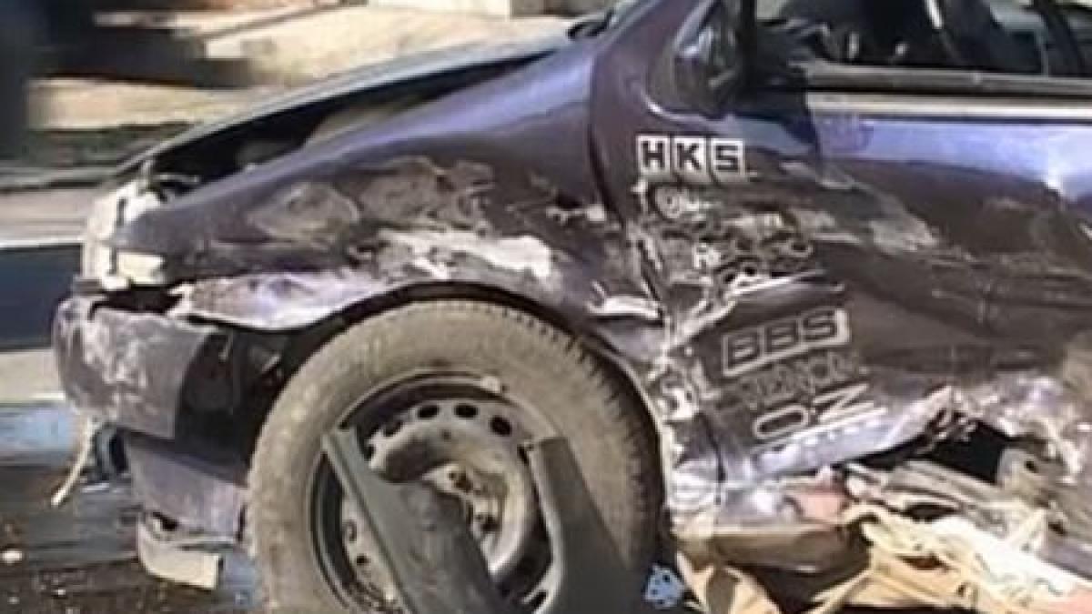 o masina a jandarmeriei a fost implicata intr un accident rutier la iesirea din arad