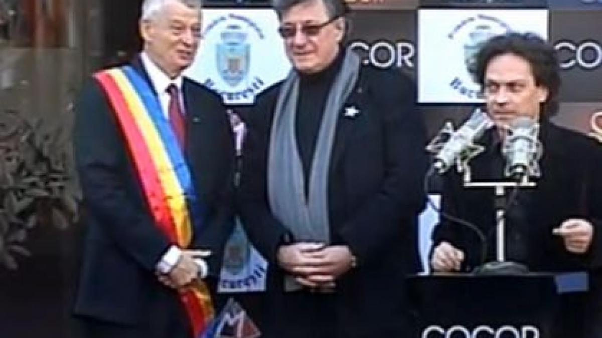 actorul ion caramitru a primit o stea pe aleea celebritatilor din bucuresti