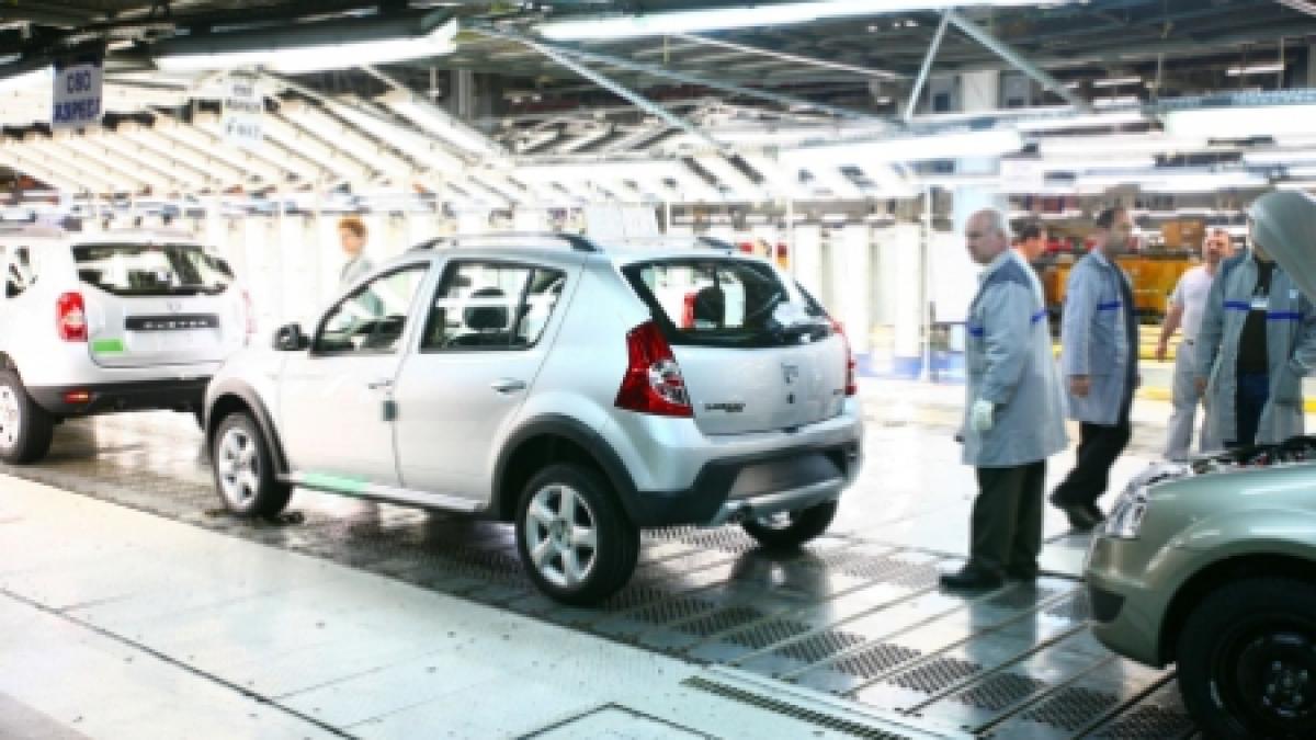 angajatii dacia trimisi acasa pentru doua zile conducerea uzinei a oprit productia din lipsa de