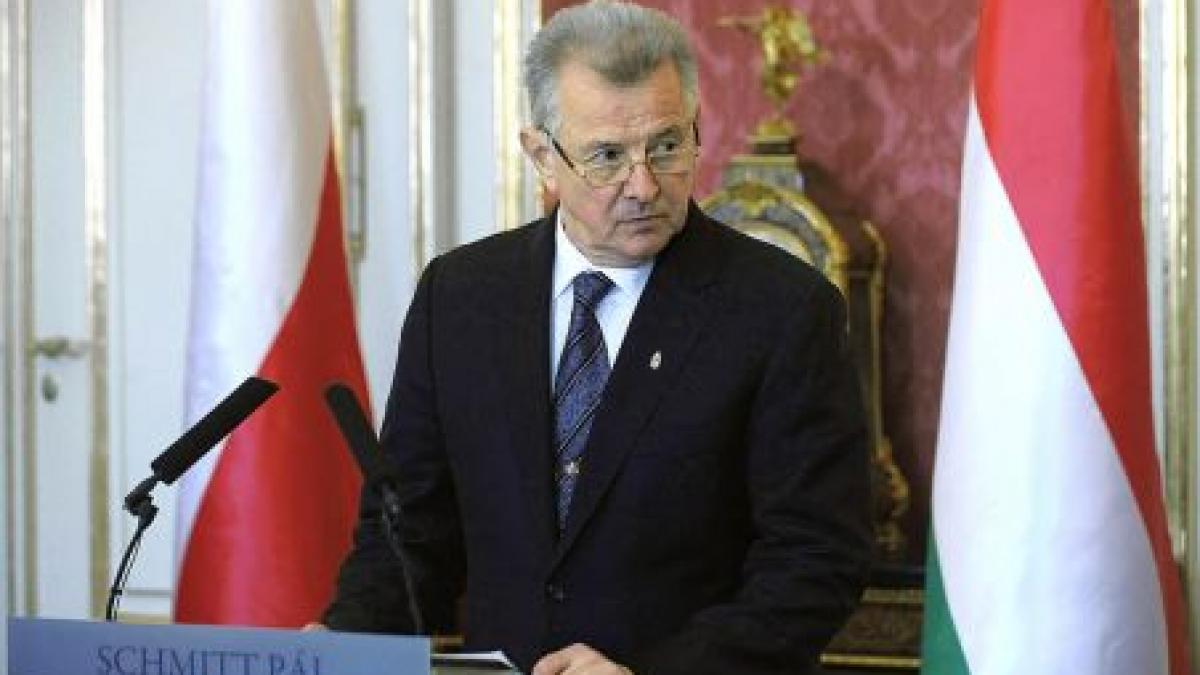 presedintele ungar refuza sa demisioneze dupa ce i a fost retras titlul de doctor pe motiv de