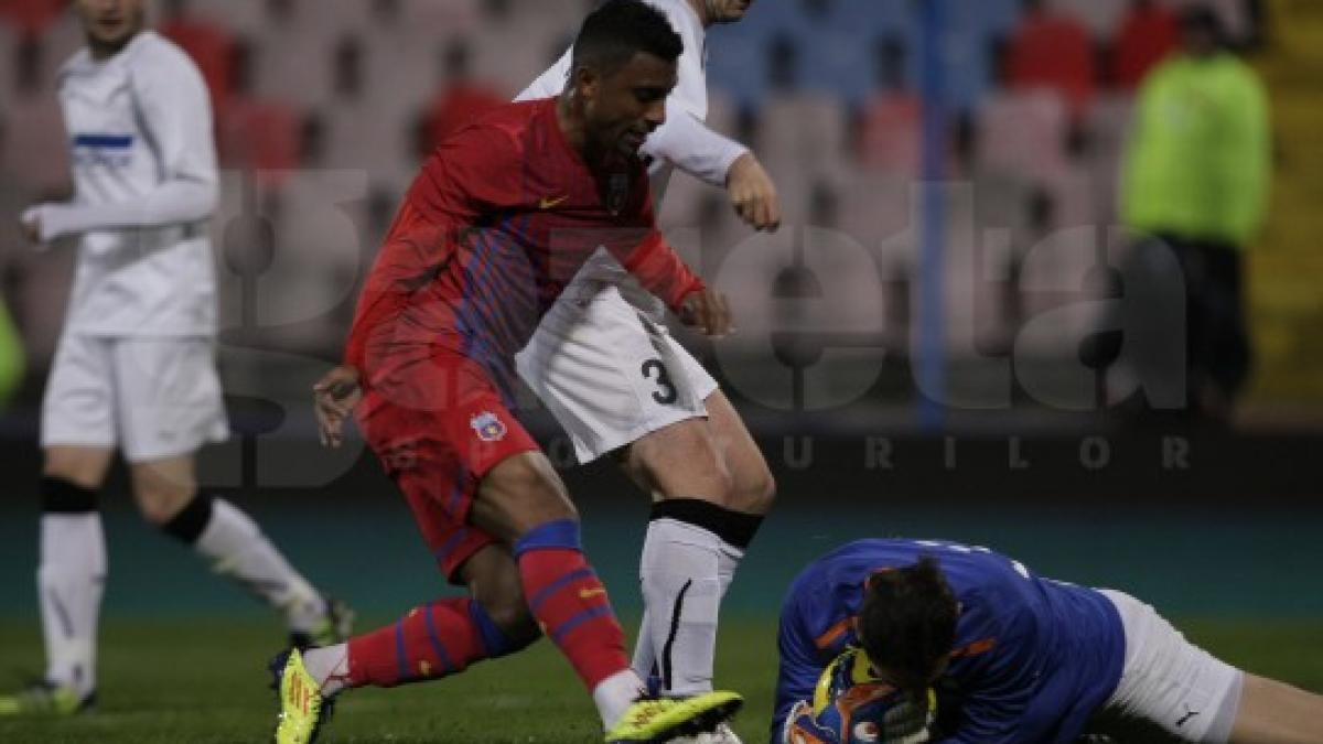 steaua a invins sportul cu 4 1 si a egalat pe dinamo in clasamentul ligii i