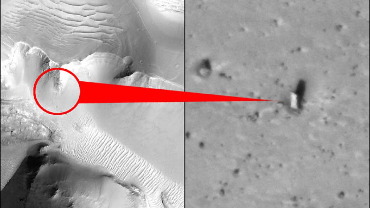 imaginea surprinsa de astronomul amator care a uluit nasa constructia de pe marte care se gaseste