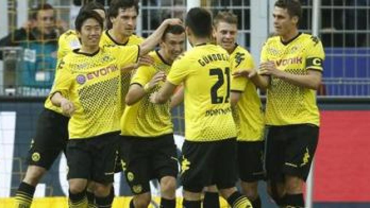 sarbatoare la dortmund borussia si a aparat titlul in germania