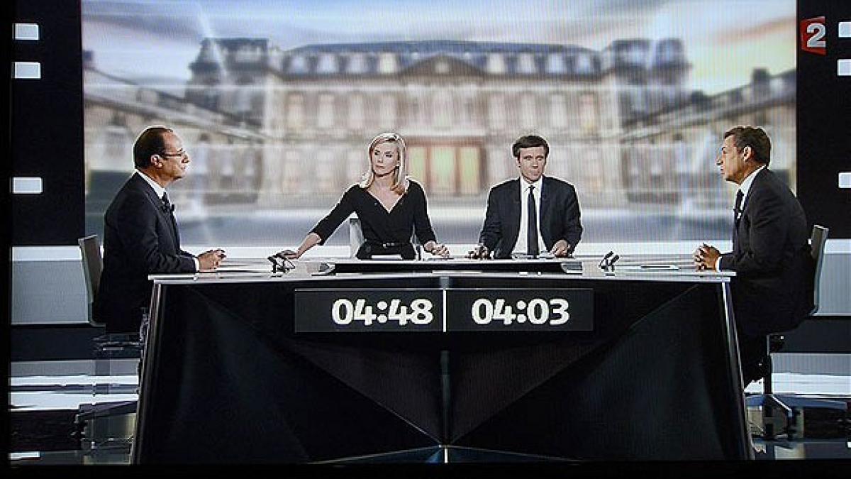 ultima confruntare inainte de vot sarkozy si hollande replici acide si vorbe taioase in trei ore de