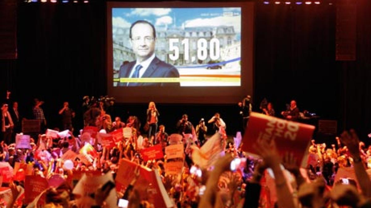palatul elysee are un nou proprietar dupa numararea a 90 din voturi hollande l a invins cu 51 6 pe