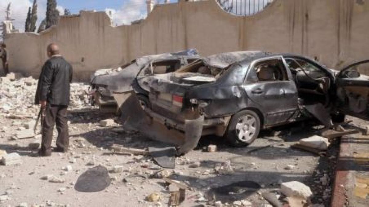 siria explozie la trecerea coloanei oficiale a observatorilor onu sase militari au fost raniti