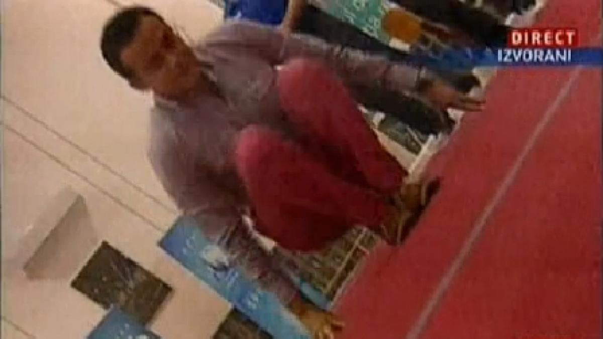 executie impecabila mihai gadea isi demonstreaza in direct abilitatile la gimnastica