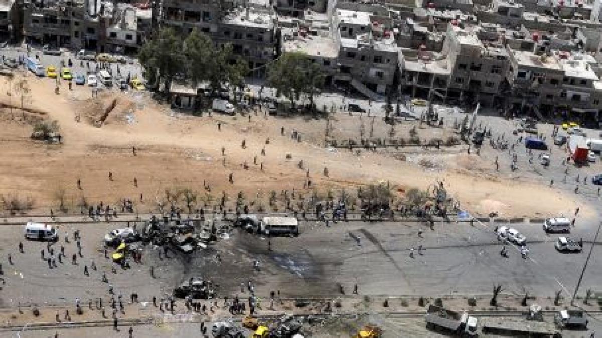 peste 43 de persoane ucise in violentele din siria in timp ce participau la o inmormantare