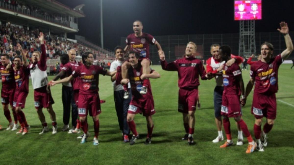 cfr cluj pentru a treia oara campioana romaniei la fotbal dupa 3 2 cu u cluj